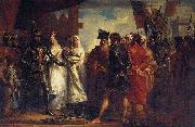 Benjamin West Burghers of Calais oil